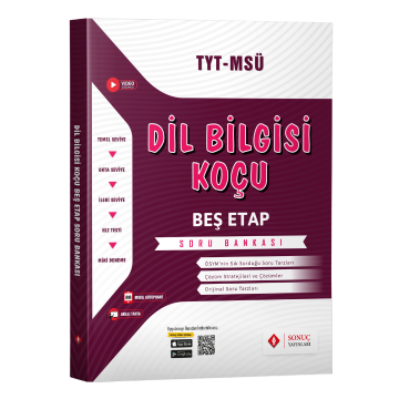 Sonuç Yayınları Dil Bilgisi Koçu Beş Etap Soru Bankası