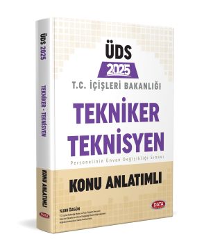 T.C. İçişleri Bakanlığı Tekniker - Teknisyen GYS - ÜDS Konu Anlatımlı Data yayınları