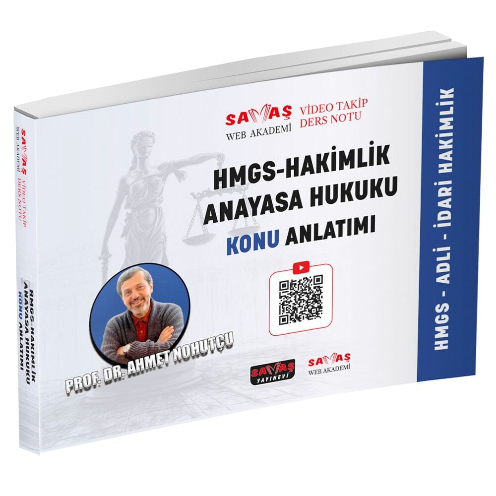 Savaş Yayınları Adli-İdari Hakimlik Hmgs Anayasa Hukuku Konu Anlatımı