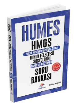Dizgi Kitap 2025 Humes HMGS Hukuk Felsefesi& Hukuk Sosyolojisi Tamamı Çözümlü Soru Bankası