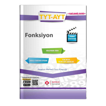 Sonuç Yayınları TYT AYT Fonksiyon Soru Bankası