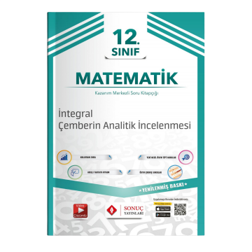 Sonuç Yayınları 12. Sınıf Matematik İntegral ve Çemberin Analitik İncelenmesi Soru Bankası