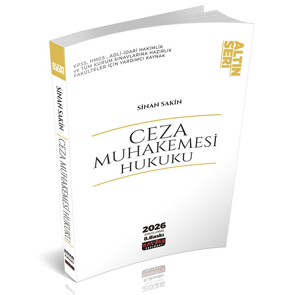 Savaş Yayınları Ceza Muhakemesi Hukuku Konu Anlatımı