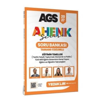 Yediiklim Yayınları 2027 AGS Ahenk Serisi Eğitimin Temelleri Tamamı Çözümlü Soru Bankası