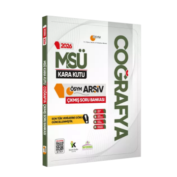 2026 MSÜ Coğrafya Kara Kutu ÖSYM Çıkmış Soru Bankası Dijital Çözümlü İnformal Yayınları