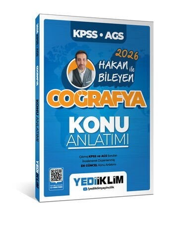 2026 KPSS AGS Coğrafya Konu Anlatımı -Hakan Bileyen Yediiklim Yayınları