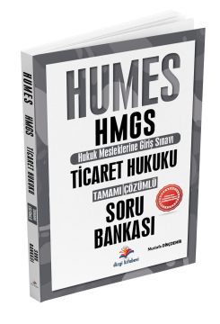 Dizgi Kitap 2025 Humes HMGS Ticaret Hukuku Tamamı Çözümlü Soru Bankası