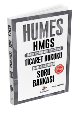 Dizgi Kitap 2025 Humes HMGS Ticaret Hukuku Tamamı Çözümlü Soru Bankası