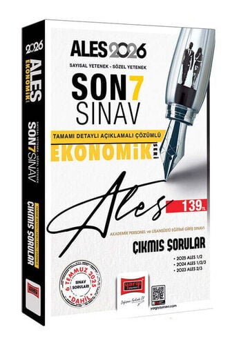 2026 ALES Sayısal-Sözel Yetenek Son 7 Sınav Çıkmış Sorular (Ekonomik Baskı) Yargı Yayınları