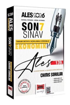 2026 ALES Sayısal-Sözel Yetenek Son 7 Sınav Çıkmış Sorular (Ekonomik Baskı) Yargı Yayınları