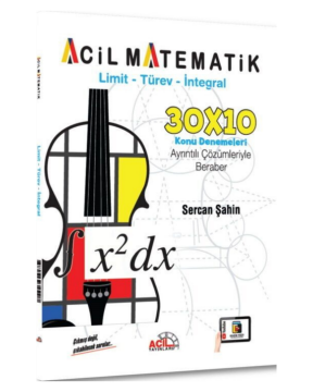 Acil Yayınları AYT Limit Türev İntegral 30 x 10 Konu Denemeleri