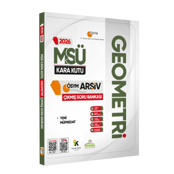 2026 MSÜ GEOMETRİNİN Kara Kutusu ÖSYM Çıkmış Soru Havuzu Bankası Konu Özetli Çözümlü İnformal Yayınları