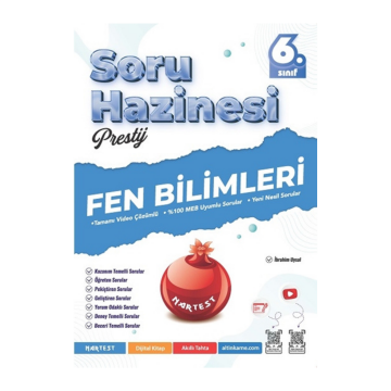 Nartest Yayınları 6. Sınıf Fen Bilimleri Prestij Soru Hazinesi