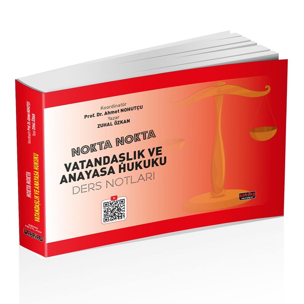 Savaş Yayınları Nokta Nokta Vatandaşlık ve Anayasa Hukuku Ders Notları