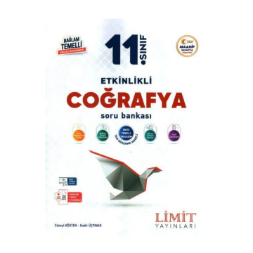 Limit Yayınları 11. Sınıf Coğrafya Etkinlikli Soru Bankası