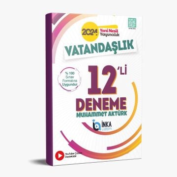 Vatandaşlık Video Çözümlü 12’li Deneme 2024