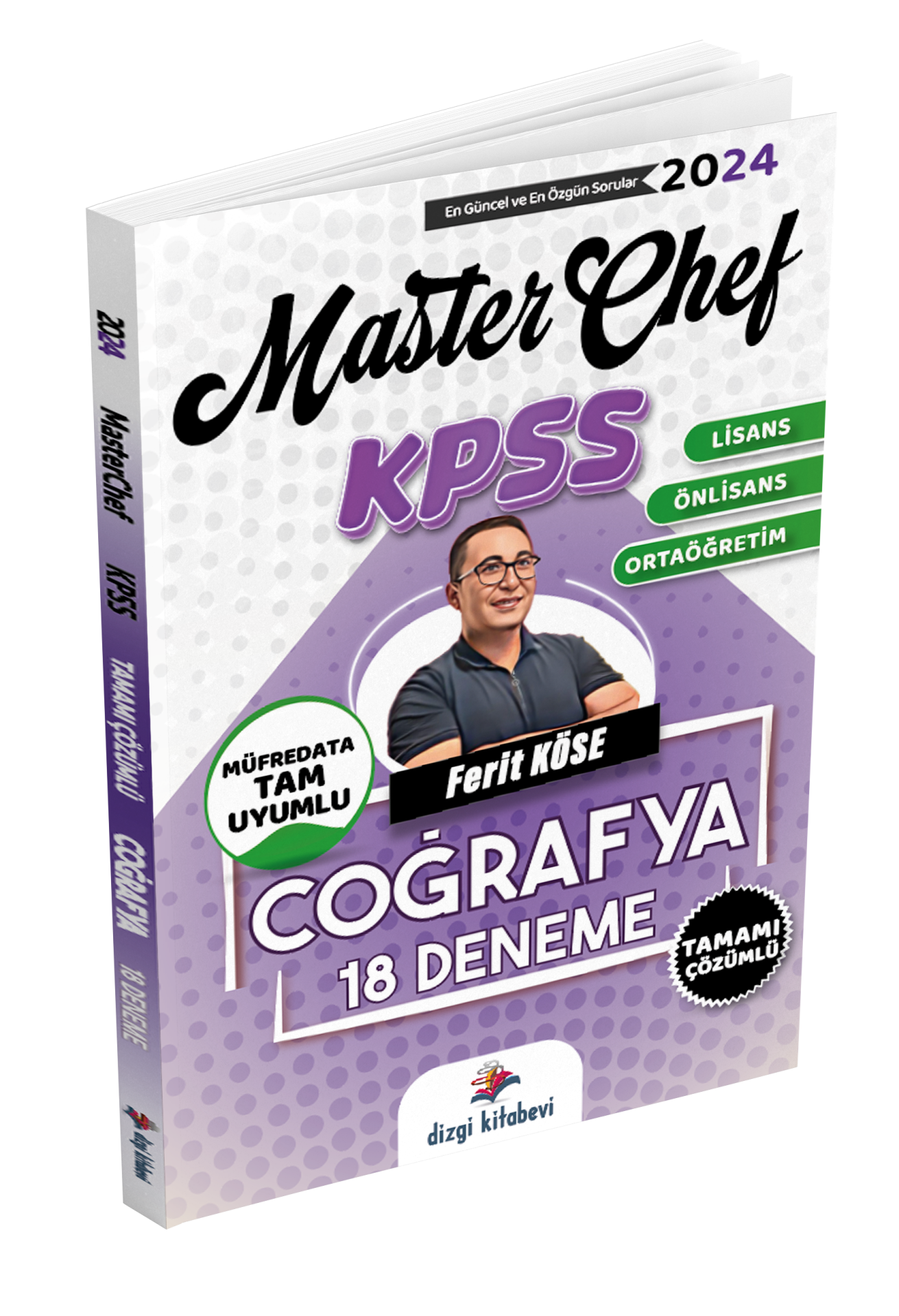 Dizgi Kitap MasterChef Kpss Genel Kültür Coğrafya 18 Deneme - Ferit Köse