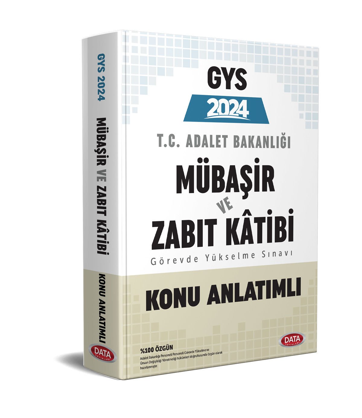 Data 2024 GYS Adalet Bakanlığı Mübaşir ve Zabıt Katibi Konu Anlatımlı Görevde Yükselme Data Yayınları