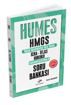 Dizgi Kitap 2025 Humes HMGS İcra İflas Hukuku Tamamı Çözümlü Soru Bankası