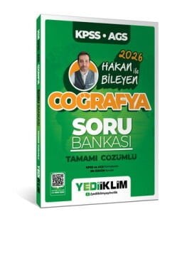 Yediiklim Yayınları 2026 KPSS AGS Coğrafya Tamamı Çözümlü Soru Bankası Hakan Bileyen