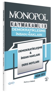 Monopol Yayınları KAYMAKAMLIK DEMOKRATİKLEŞME VE İNSAN  HAKLARI DERS NOTLARI 2. BASKI