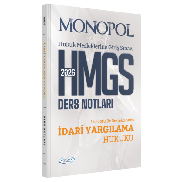Monopol Yayınları HMGS İdari Yargılama Hukuku Ders Notları
