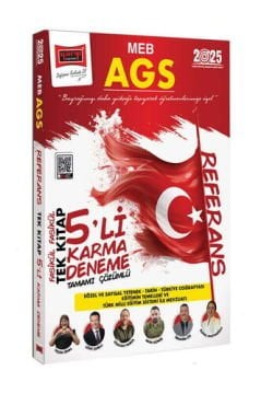 2025 MEB-AGS Referans Fasikül Fasikül Tek Kitap 5 Karma Deneme (Tamamı Çözümlü) Yargı Yayınları