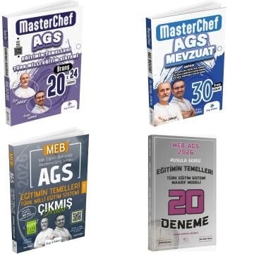 Dizgi Kitap Mevzuat 30 Branş Deneme & Eğitimin Temelleri Türk Milli Eğitim Sistemi 20 Branş Deneme & Eğitimin Temelleri Türk Eğitim Sistemi Maarif Modeli 20 Deneme ve Eğitimin Temelleri Türk Milli Eğitim Sistemi Çıkmış Sorular Süper 4'lü Set