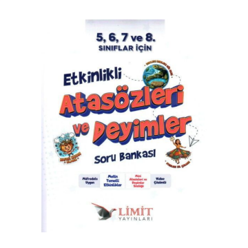 Limit Yayınları Ortaokullar İçin Etkinlikli Atasözleri ve Deyimler Soru Bankası