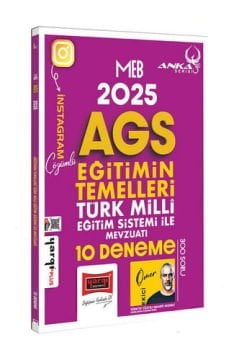 2025 MEB-AGS Eğitimin Temelleri Türk Milli Eğitim Sistemi ile Mevzuatı 10 Deneme Yargı Yayınları