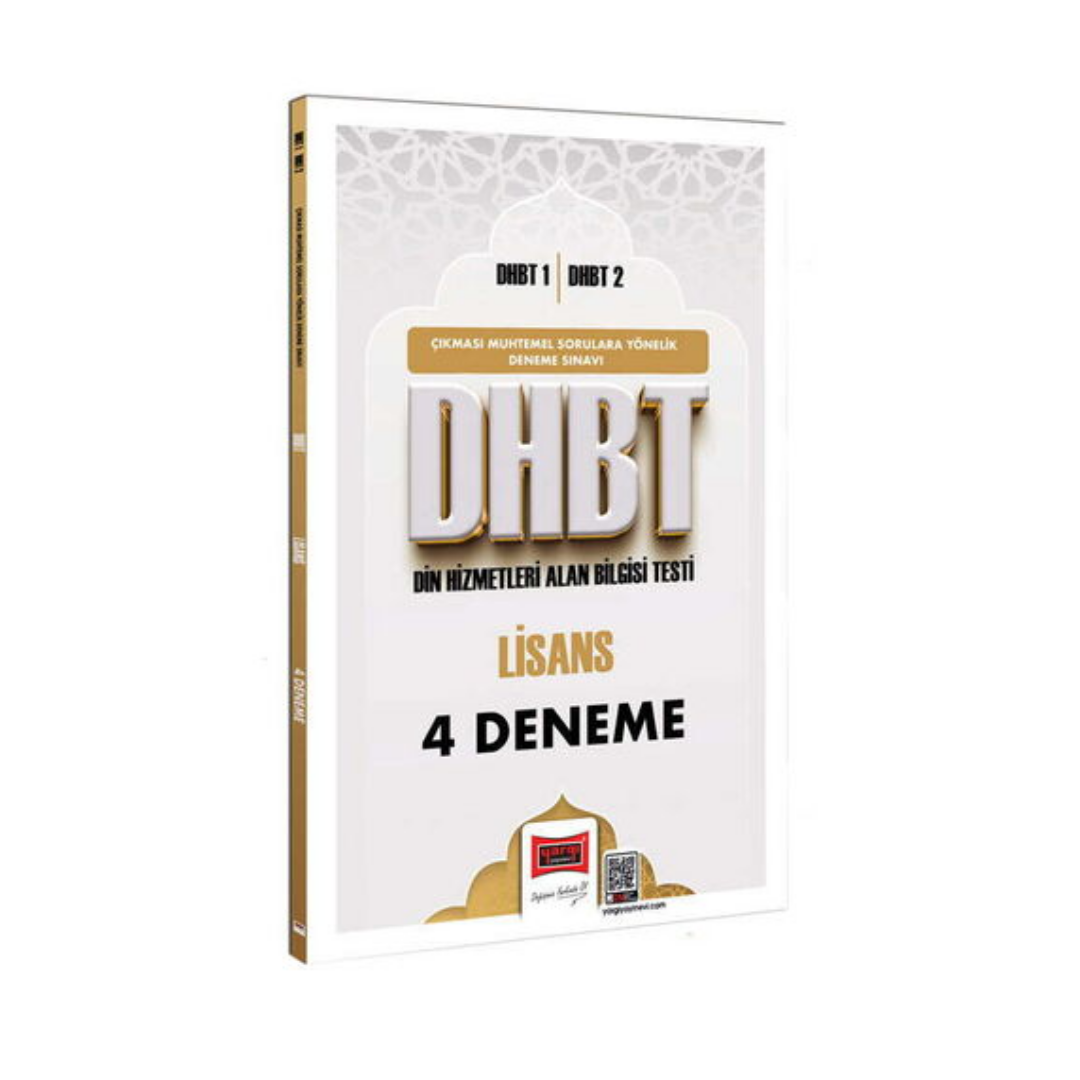 Yargı Yayınları DHBT 1 - DHBT 2 Lisans 4 Deneme Sınavı