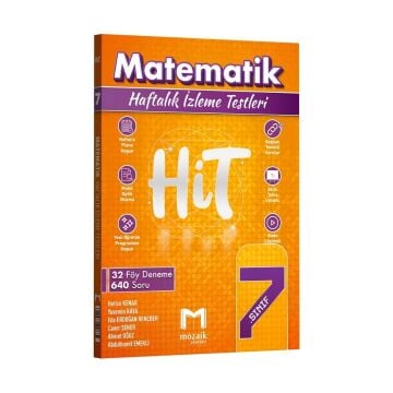 Mozaik Yayınları 7. Sınıf Matematik HİT 32 Deneme Hatice Kenar, Yasemin Kaya