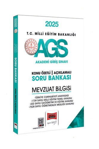 Yargı Yayınları 2025 MEB-AGS Mevzuat Bilgisi Konu Özetli Açıklamalı Soru Bankası