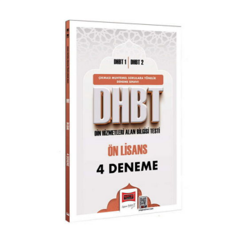 Yargı Yayınları DHBT 1 - DHBT 2 Ön Lisans 4 Deneme Sınavı