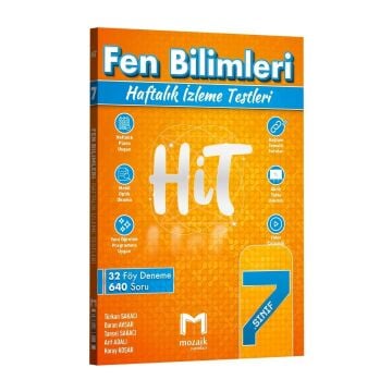 Mozaik Yayınları 7. Sınıf Fen Bilimleri HİT 32 Deneme Türkan Sakacı, Baran Avşar