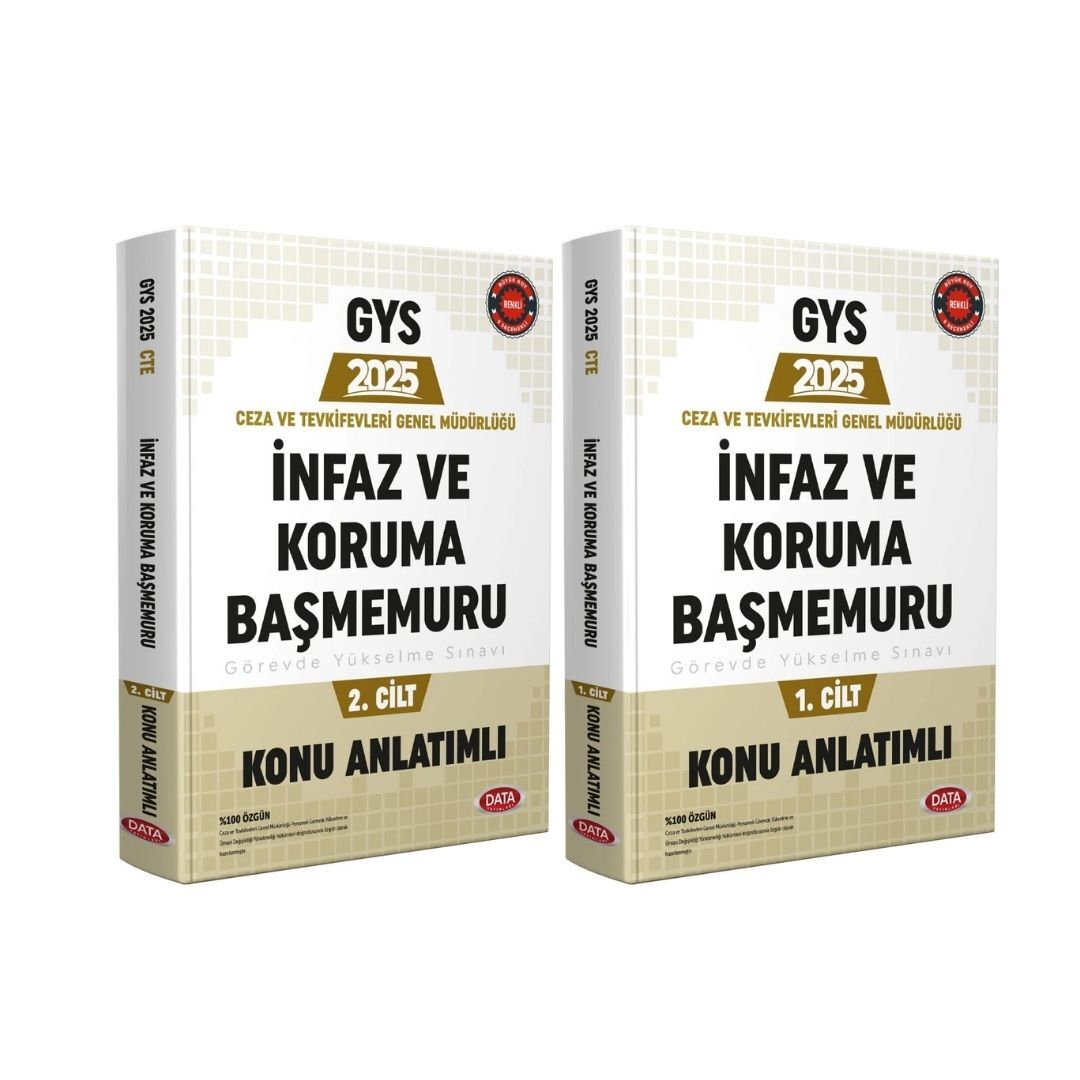 Ceza ve Tevkifevleri İnfaz ve Koruma Başmemuru GYS Hazırlık Kitabı Data Yayınları