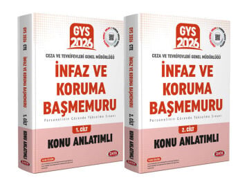 Data Yayınları 2026 GYS Ceza ve Tevkifevleri İnfaz ve Koruma Başmemuru Konu Anlatımlı Hazırlık Kitabı Seti
