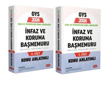 Data 2025 GYS Ceza ve Tevkifevleri İnfaz ve Koruma Başmemuru Konu Anlatımlı Hazırlık Kitabı 2 Cilt Görevde Yükselme Data Yayınları