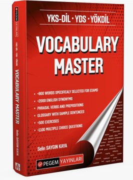 YKS-DİL YDS YÖKDİL Vocabulary Master Pegem Akademi