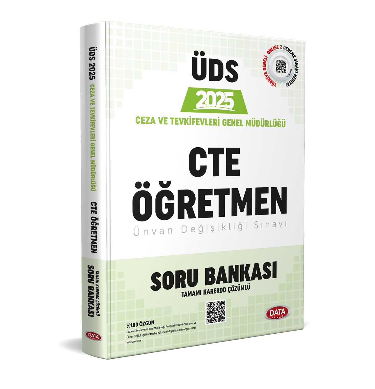 Ceza ve Tevkifevleri Öğretmen ÜDS Tamamı Soru Bankası (Tamamı Karekod Çözümlü) Data Yayınları