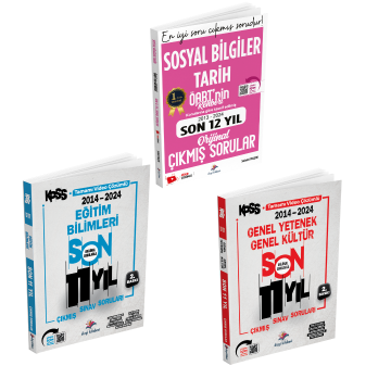 Dizgi Kitap KPSS ÖABT'nin Rehberi Sosyal Bilgiler Öğretmenliği Tarih, Eğitim Bilimleri ve Genel Yetenek Genel Kültür Video Çözümlü Orijinal Çıkmış Sorular Seti 2025