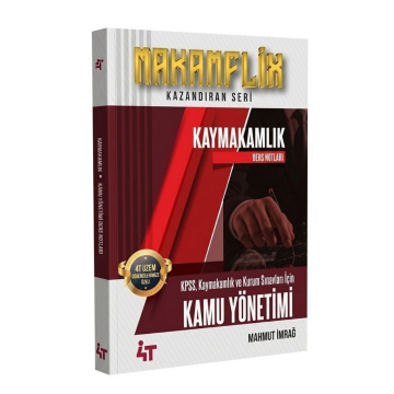 4T Yayınları MAKAMFLİX Kaymakamlık Kamu Yönetimi Konu Anlatımı