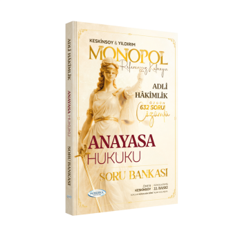 Monopol Yayınları Adli Hakimlik Anayasa Hukuku Soru Bankası Çözümlü