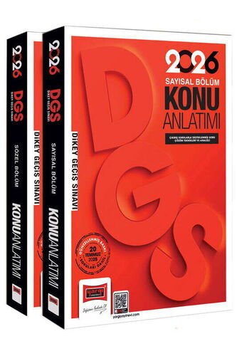 Yargı Yayınları 2026 DGS Sayısal-Sözel Yetenek Konu Anlatımlı Modüler Set (2 Cilt)