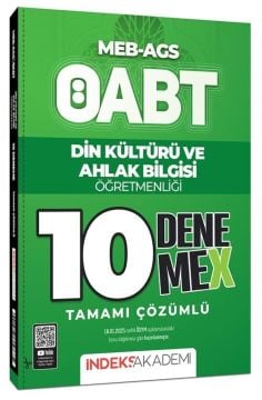 ÖABT MEB-AGS Din Kültürü ve Ahlak Bilgisi 10 DenemeX Çözümlü İndeks Akademi Yayıncılık