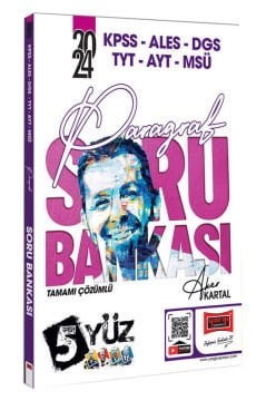 Yargı Yayınları 2024 KPSS-ALES-DGS-TYT-AYT-MSÜ Tamamı Çözümlü Paragraf Soru Bankası (Aker Kartal)