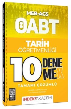 ÖABT MEB-AGS Tarih Öğretmenliği 10 DenemeX Çözümlü İndeks Akademi Yayıncılık