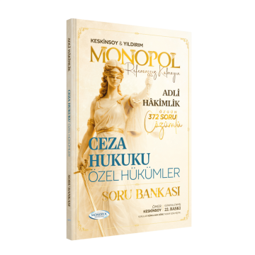 Monopol Yayınları Adli Hakimlik Ceza Hukuku Özel Hükümler Soru Bankası Çözümlü