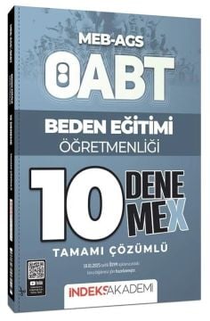 İndeks Akademi Yayıncılık ÖABT MEB-AGS Beden Eğitimi Öğretmenliği 10 DenemeX Çözümlü