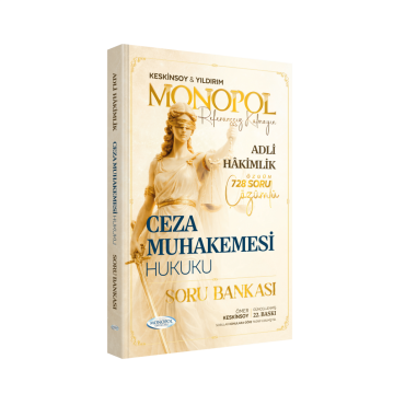 Monopol Yayınları Adli Hakimlik Ceza Muhakemesi Hukuku Soru Bankası Çözümlü